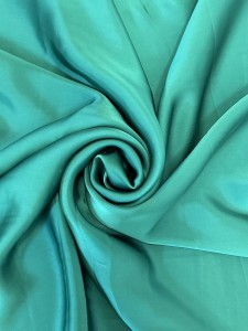 Satyna Moda Jedwabna - zielono turkusowy