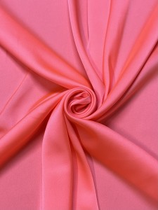 Satyna Armani - neonowy brzoskwiniowy