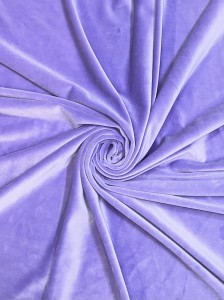 Dzianina Welur Super Soft - lawendowy