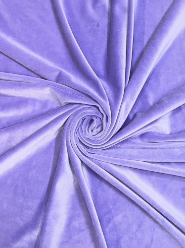 Dzianina Welur Super Soft - lawendowy