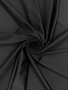 Dzianina Lycra - czarna