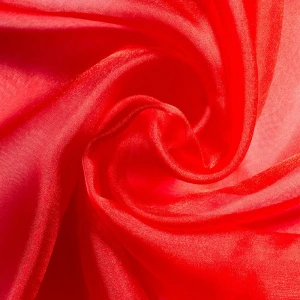Organza Krystalicza - czerwony 