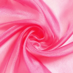 Organza Krystalicza - rubinowy 