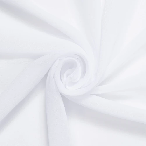 Szyfon gładki - biały