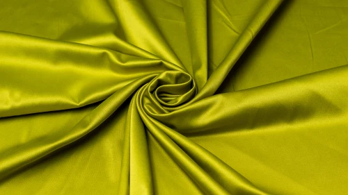 Satyna Bawełniana - zielony-chartreuse