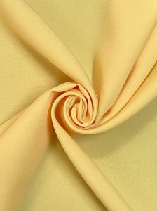 Gabardyna pastelowa żółta