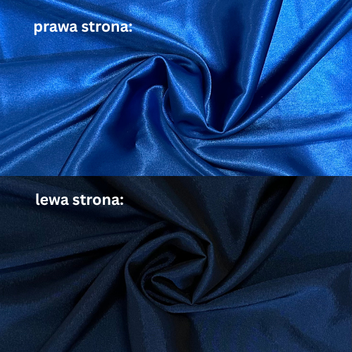 Satyna Tafta błękit królewski - 69a